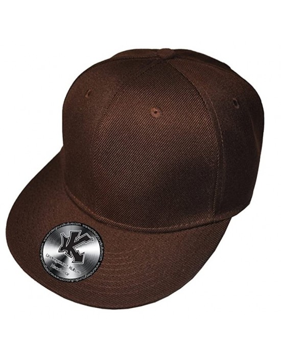 Underground Kulture Plain Brown Fitted Cap 7 3/4"